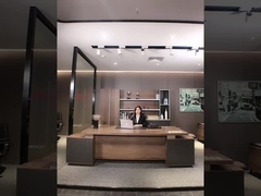 رنگ گردو مدير مدرن اداری میز اداری مبلمان تجاری