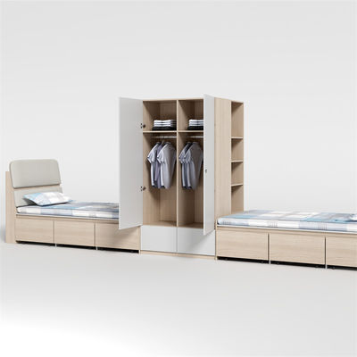 خرید پشتیبانی از سفارشی سازی 2000 X 1200 X 960mm آپارتمان مبلمان دانش آموز تخت خواب خواب مدرسه خوابگاه با تخت میز online manufacture