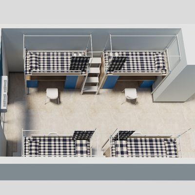 Stability and security strong double bed under the table simple modern apartment bed