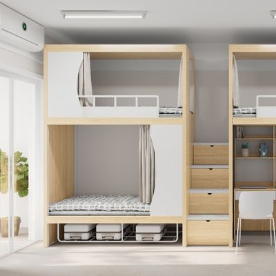 خرید طراحی مدرن، مونتاژ آسان تخت‌های دوطبقه online manufacture