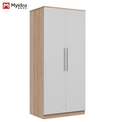 خرید کابینت اتاق خواب مدرن و ساده با عصا آویزان فضای ذخیره سازی کافی پنل مبلمان چوبی برای خانه یا اتاق نشیمن پشتیبانی سفارشی سازی online manufacture