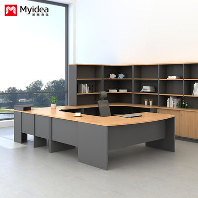 خرید سفارشی سازی کابینت های کلاسیک میز اجرایی کشو و ذخیره داده برای کامپیوترهای شرکت در مبلمان اداری تجاری online manufacture