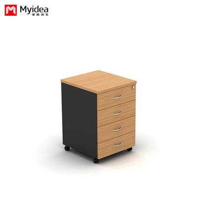 خرید سفارشی سازی کابینت فعالیت ثابت ، چند رنگ چهار کشو کابینت متحرک برای ذخیره سازی فایل میز اداری online manufacture