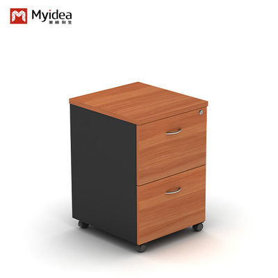 Convenient Office Storage Simple Desk Edge Cabinet with Drawers Modern Style