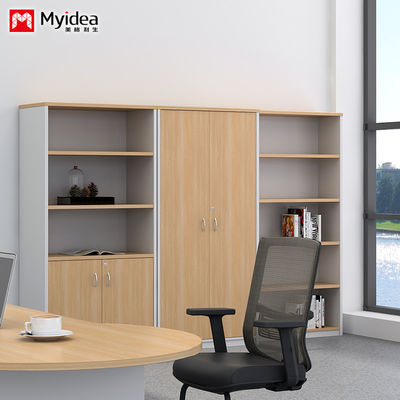 Modern Office Storage Solution Wooden Filing Cabinet for Documents and Materials 800*400*820 Stand Material Lockable Design