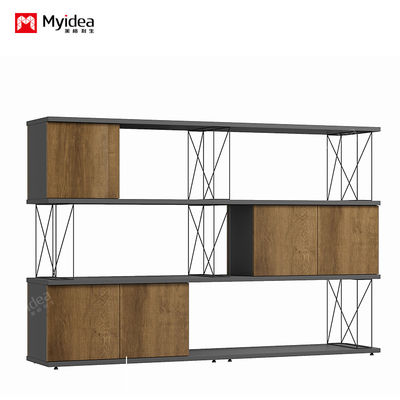 Company Document Storage Iron Wire Cabinet Plate Steel Pipe Combined Interlocking Partition Cabinet