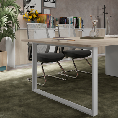 Foshan Source Factory Light Colored Conference Table Large Business Reception Negotiation Table Office Furniture