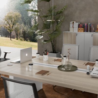 Office Furniture Foshan Source Factory Large Capacity Wiring Space Conference Desk