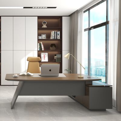 Fashionable Design Boss Desk, Modern Style CEO Desk, Foshan Origin Factory Furniture