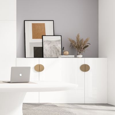 Foshan Factory File Cabinet Staff Office Storage Cabinet File Storage Low Cabinet