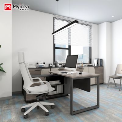 خرید میز مدیریت مدرن برای دفتر مستقل، کلاس بزرگ، میز سرپرست، کابینت ذخیره سازی، طراحی فضای بهبود یافته برای دفتر online manufacture