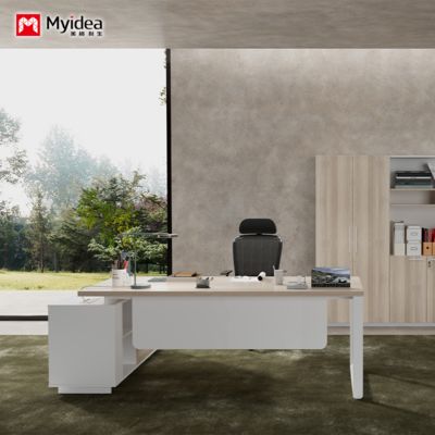 modern manager desk for independent office large class supervisor desk cabinet storage design enhanced atmosphere for office