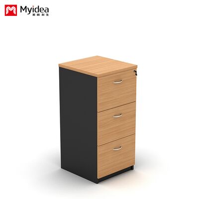Customization Combination Lockable Fixed Cabinet for Office, Simple Desk Edge Low Cabinet with Drawers for Storing Items