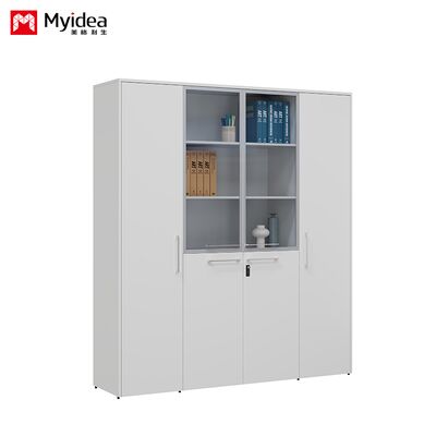 Unique File Cabinet Office Foshan Factory Direct Supply Lock the Cabinet with a Key Glass Door Filing Cabinet