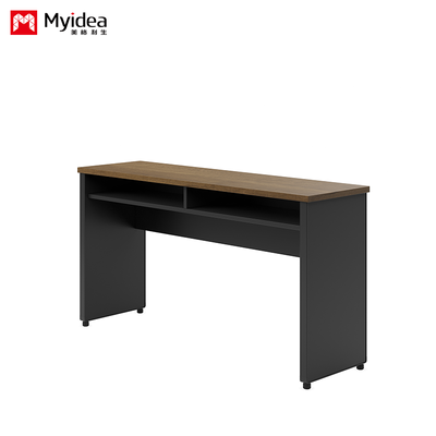 Fixed Training Table, Melamine Board Material, Conference Room Desk for Office & Meeting Use