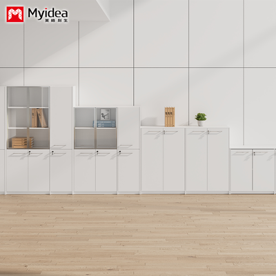 خرید کابینت دفترچه سفید، کابینت چوبی بالا و پایین، کابینت ذخیره سازی، مناسب برای دفاتر، اتاق های کنفرانس، اتاق های پذیرایی online manufacture
