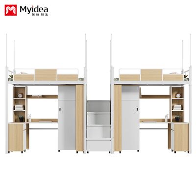 تخت و میز، فضای ذخیره‌سازی بزرگ، صفحه ضخیم، میخ‌های گرد، لبه‌های مهر و موم شده برای نگهداری، پله‌ها و نرده‌های بلند