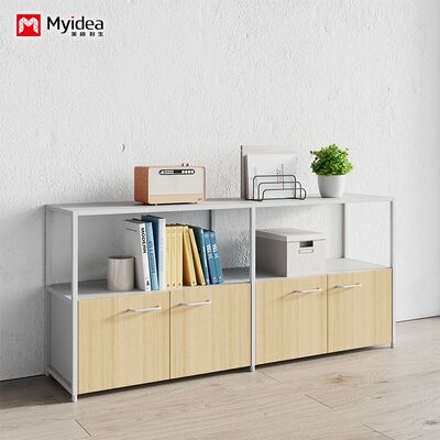 کابینت نمایش پارتیشن اداری MYIDEA کلاسیک دو لایه چای و آب، کابینت ذخیره سازی اسناد